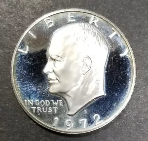 Dollaro argento 40% Eisenhower 1972 non circolato - Foto 1 di 2