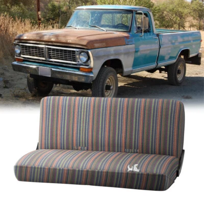 Cubierta de asiento de banco para camioneta Ford F250 1975-1991 manta de sillín tamaño completo Foto 1 de 4