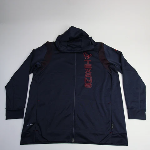 Houston Texans Nike NFL On Field Apparel Dri-Fit Jacket Men's Navy Used Cover