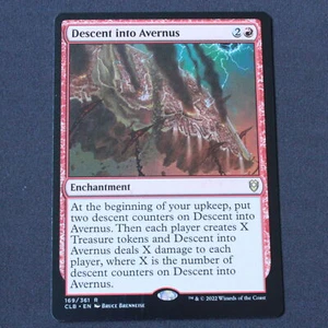 Descent into Avernus 169 Magic The Gathering Commander Legends: Baldur's Gate (CLB) raro casi nuevo - Imagen 1 de 2