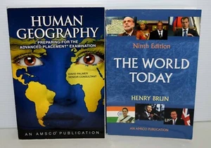 Amsco Human Geography and The World Today - paperback Henry Brun - Picture 1 of 2