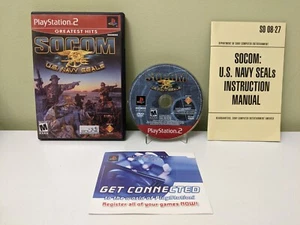 Socom US Navy Seals (PS2 Sony Playstation 2) Complete w/ Manual CIB - Picture 1 of 10