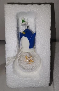 SKRIBBLES PENGUIN SNOW GLOBE ORNAMENT - Picture 1 of 1