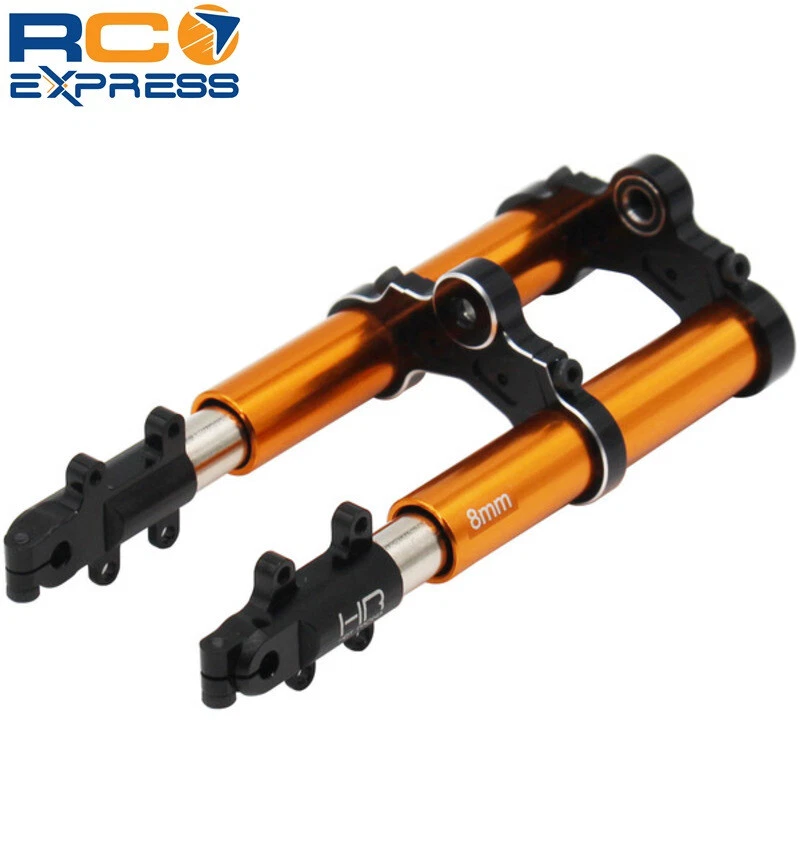 Hot Racing Kyosho 1/8 Motorcycle Gold GP Style Oil Damper Fork 8mm HOR55X04 - Image 1 of 1