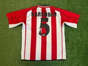 FC OLYMPIACOS GRIECHENLAND 2002/2003 HOME FOOTBALL SHIRT TRIKOT CHRISTIAN KAREMBEU #5 - Bild 1 von 13