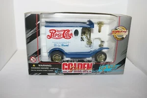 Golden Classic Diecast Pepsi gift bank blue roof 1996 W/box - Picture 1 of 5