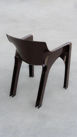 Artemide Gaudi Italian Chair Original by Vico Magistretti Space Age MCM Cover