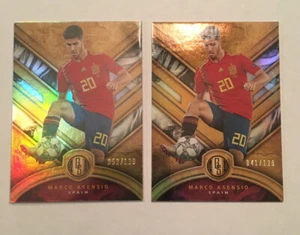 Set Of 2 Marco Asensio 2019 Gold Standard Spain #/129 Rookie - Picture 1 of 5