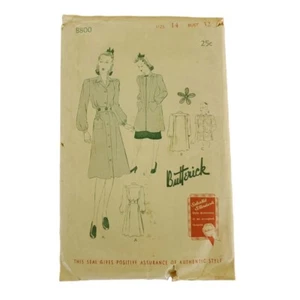 Vintage 1920s Butterick 8800 sewing pattern women's smock, size 14, 32 bust - Picture 1 of 6