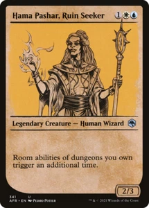 Showcase HAMA PASHAR, RUIN SEEKER x4 mtg NM-M Forgotten Realms 4 Unc - Foto 1 di 1