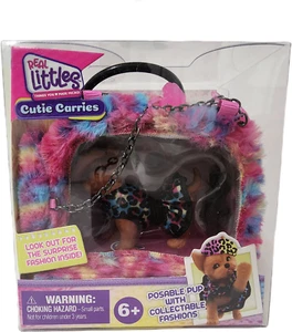 YORKSHIRE TERRIER Real Littles CUTIE CARRIES Posable Puppy Dog with Collectible - Picture 1 of 5