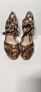 Michael Kors Sandalette Animal Print Riemchen Keilabsatz Gr. 36 1/2 - Bild 1 von 6