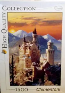 "Neuschwanstein Castle" a CLEMENTONI High Quality 1500 Piece Jigsaw Puzzle - Picture 1 of 2
