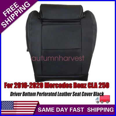 Cubierta de asiento de cuero inferior de cuero para Mercedes Benz CLA250 2016-2020 Foto 1 de 4