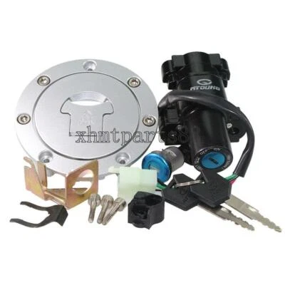 Ignition Switch Fuel Gas Cap Seat Lock Key Set For Honda CBR600RR 2005-2006 - Image 1 of 4