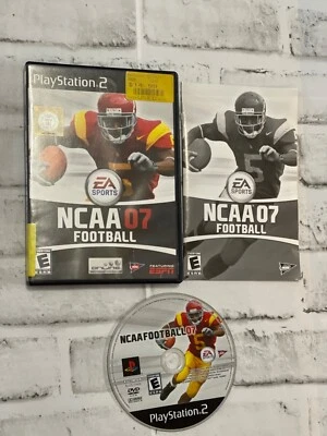 Sony PlayStation 2 PS2 NCAA 07 Football EA Sports Complete Tested Working VGC - Image 1 of 3