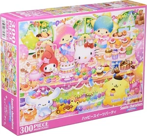 BEVERLY 33-134 Sanrio Characters Happy Sweets Party 300 piece Jigsaw Puzzle - Picture 1 of 3