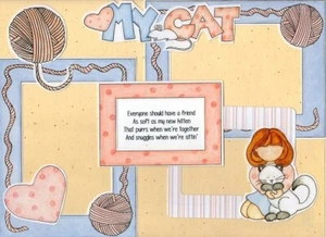 "MY CAT" MY MINDS EYE FRAME UPS DIE CUT SET ~ MY PET KITTEN ANIMALS * - Picture 1 of 1