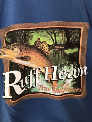 Ruff  Hewn Men’s Size M Short Sleeved Graphic T-Shirt Ruff Hewn Since 1936 - Image 1 of 4