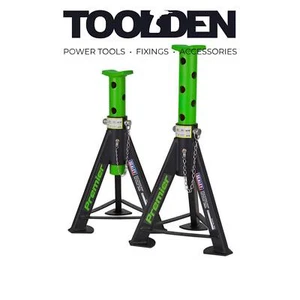 Sealey AS6G Axle Stands (Pair) 6tonne Capacity per Stand - Green - Picture 1 of 1