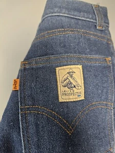 Levis Jeans Womens 25x29 Indigo Blue Prospector Orange Tab Vintage  - Picture 1 of 5