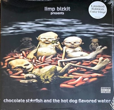 LIMP BIZKIT CHOCOLATE STARFISH AND THE HOTDOG FLAVORED WATER- GRAY & BROWN VINYL - Image 1 of 2