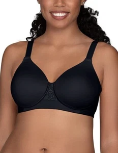 Vanity Fair Women's Full Figure Beauty Back Smoothing Bra 71380, Black. Sz 36DD - Picture 1 of 7