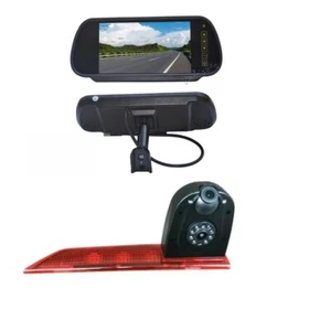 Double Lens Rear Reverse Camera & Replacement Monitor for Ford Transit Custom - Picture 1 of 8
