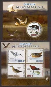 Lollini J01 Fauna uccellini acquatici - 2 fogli MNH 2012 - Foto 1 di 1