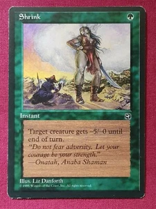 Magic The Gathering HOMELANDS SHRINK A green card MTG - Picture 1 of 2