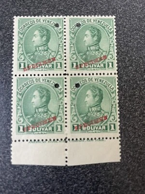 Venezuela 149S, 1 Bolívar, American Bank Note Co. inscripción negro 4 ESPECIMEN Foto 1 de 4