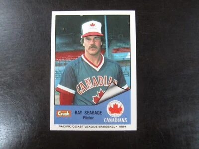 1984 Cramer Sports # 30 Ray Searage (ML) Vancouver Canadians Milwaukee Brewers - Image 1 of 2