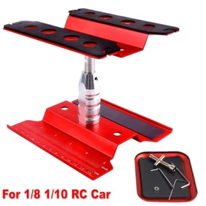 RC Auto Reparaturstation Arbeitsständer mit Schraubablage Werkzeug 360° drehbar Lift für 1/8 1/10 - Bild 1 von 12