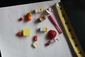 Mini SANRIO Hello Kitty Accessories - Baseball Softball Helmet Bat Glove Lot - Picture 1 of 10