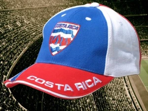 COSTA RICA Kappe "edel bestickt" 1  +NEU+ Fan WM Cap 100% Baumwolle 2018 Unisize - Picture 1 of 1