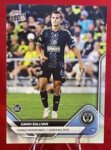 25 Topps Now MLS #59 CAVAN SULLIVAN Philadelphia Union ROOKIE 1st Start - Picture 1 of 2
