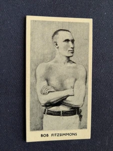 1938 Cartledge Famous Prize Fighter Card # 24 Bob Fitzsimmons HOF (EX) - Picture 1 of 3