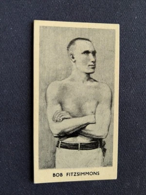 1938 Cartledge Famous Prize Fighter Card # 24 Bob Fitzsimmons HOF (EX) - Image 1 of 3