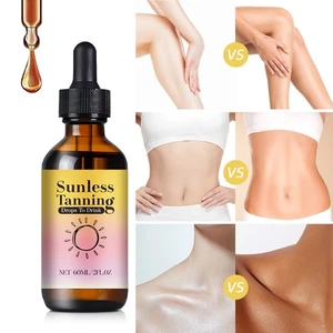 1-3PCS Drops Sunless Tanning Drops Natural Boost Melanin Enhancing Skin Tone - - Picture 1 of 18