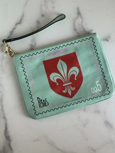 Rebecca Minkoff French Stamp Wristlet Purse / Clutch Handtasche Blason de Lille Des - Bild 1 von 7