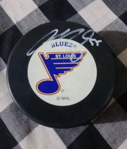 Colton Parayko Signed St. Louis Blues Logo Hockey Puck - Picture 1 of 1