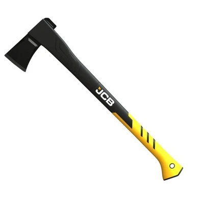 JCB Splitting Axe 20" (50cm) Wood Log Fiberglass Ergonomic Protective Cover - Image 1 of 4