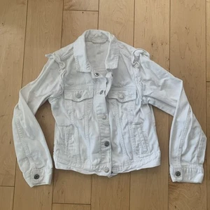Gap Kids White Jean Jacket Size L - Picture 1 of 3