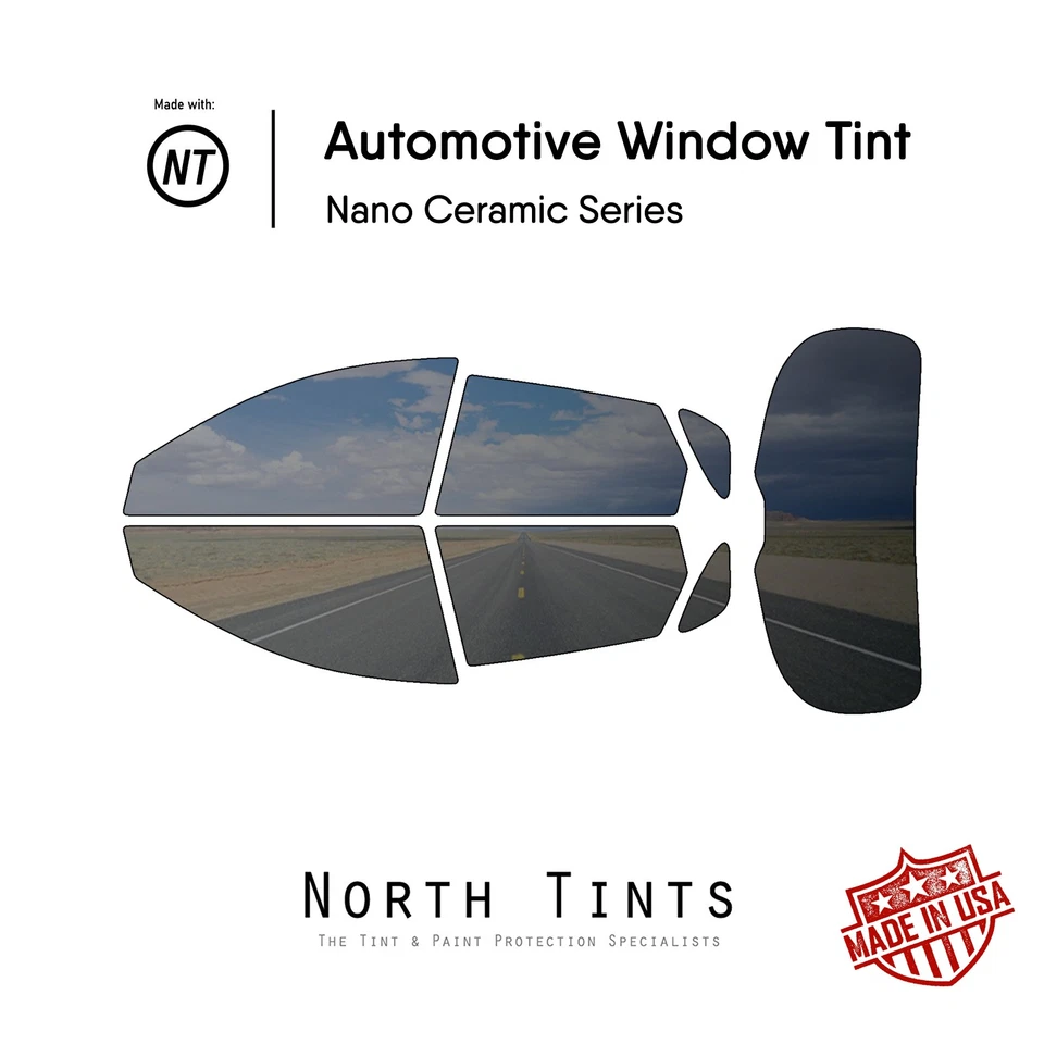 Película de tinte de ventana precortada nano cerámica vidrio automotriz para Mazda CX-3 2016-2021 Foto 1 de 4