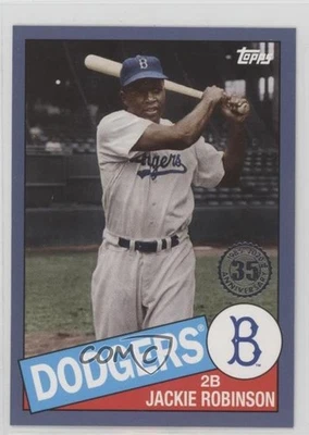 2020 Topps 1985 Topps Baseball Blue Jackie Robinson #85-22 HOF - Image 1 of 2