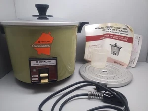 Hitachi Chime-O-Matic Dampfgarer Reiskocher RD-5082. Seltene Avocado hellgrün - Bild 1 von 14