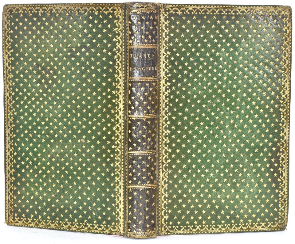 [RELIURE MAROQUIN] PRESSAVIN, L'art de prolonger la vie et de conserver la santé - Photo 1/4