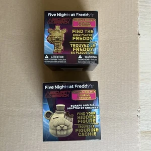2 X Nuove Five Nights At Freddy's Hiding Dig Kit Figurine Blind Box Serie Originale - Foto 1 di 6