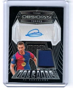 2024-25 Panini Obsidian Ferran Torres Volcanic Jersey Auto #'ed 021/199 - Picture 1 of 1