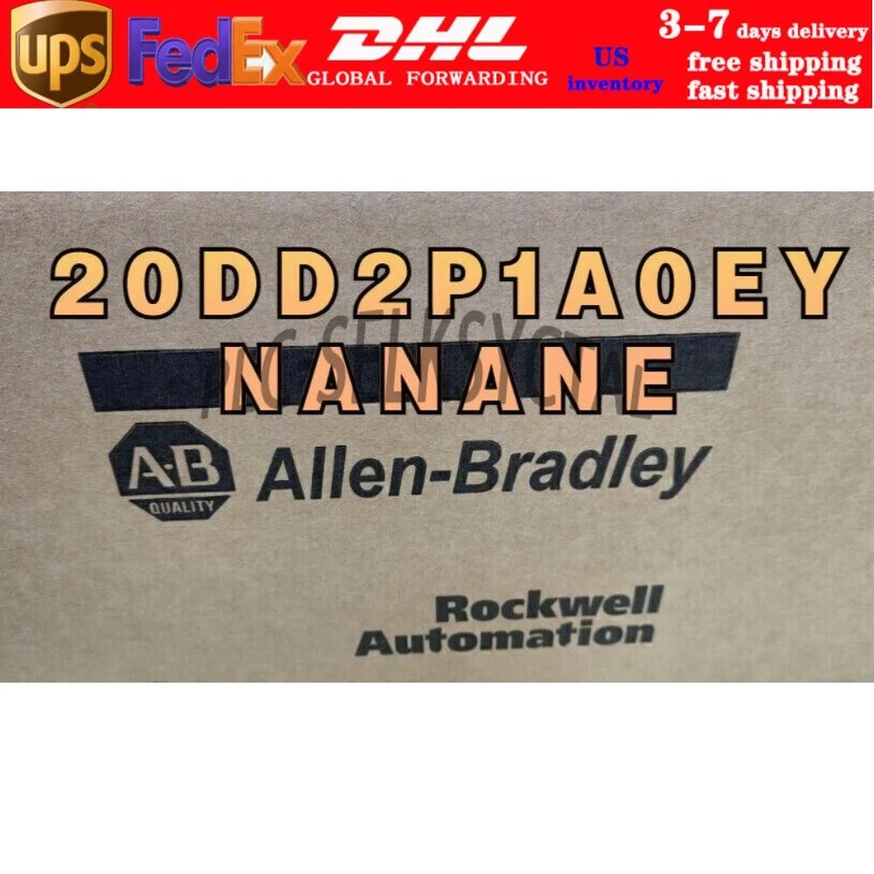 New Allen-Bradley 20DD2P1A0EYNANANE PowerFlex 700S AC Drive US Free Tax - Image 1 of 1